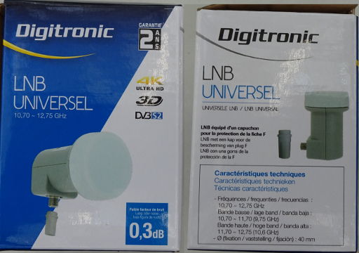 ELECTRO DEPOT, Alcalá de Henares, Spanien, Universal LNB Digitronic Type 142 800 für 9,99 € im September 2019