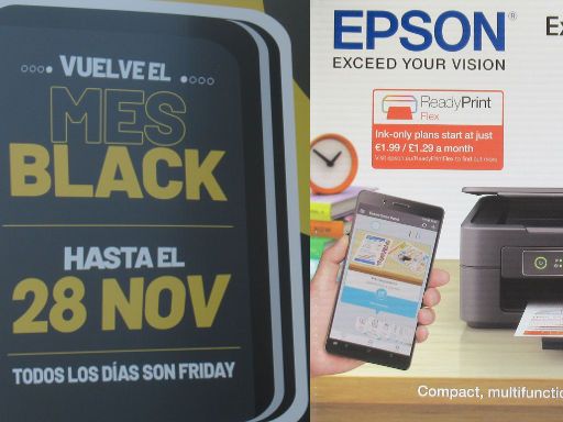 ELECTRO DEPOT, Alcalá de Henares, Spanien, Black Friday 2022 Epson Expression Home XP-2155