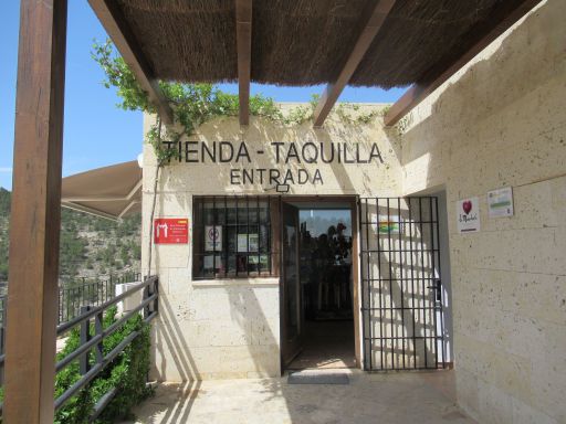 Burg, Alcalá del Júcar, Spanien, Eingang