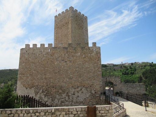 Burg, Alcalá del Júcar, Spanien, Zugang zur Burg