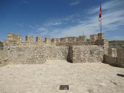 Burg, Alcalá del Júcar, Spanien, oberste Etage