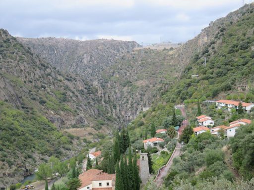 Aldeadávila de la Ribera, Staudamm Wasserkraftwerk, Spanien, Dorf La Verde