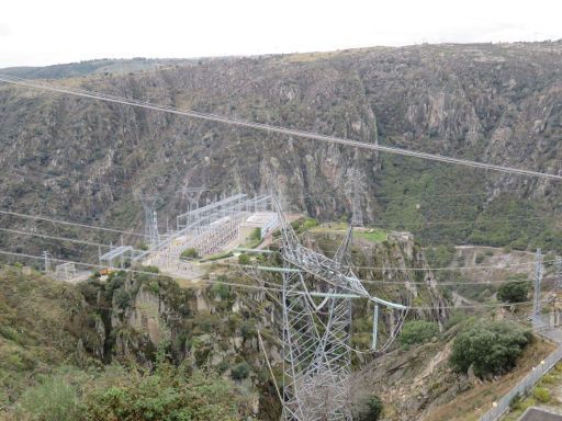 Aldeadávila de la Ribera, Staudamm Wasserkraftwerk, Spanien, Umspannwerk