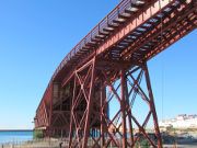 El Cable Inglés Verladestation, Almería, Spanien