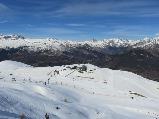 Skigebiet, Aramón, Panticosa, Spanien, Pisten im Petrosos Tal