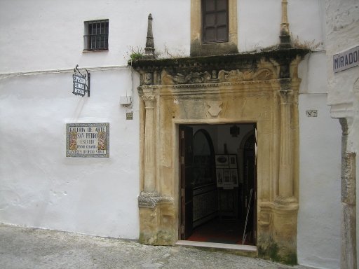 Arcos de la Frontera, Spanien, Galeria de Arte San Pedro, Estudio Pintor Ceramica Andres Oviedo Vidal