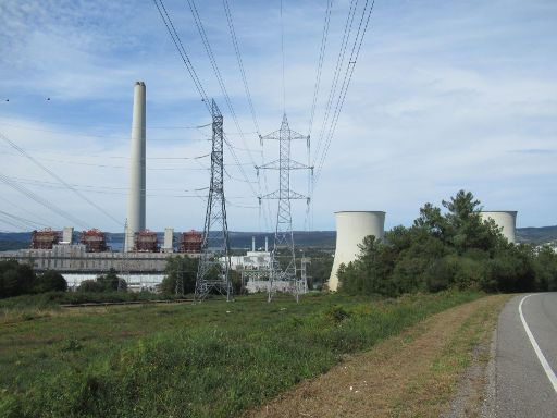 Wärmekraftwerk As Pontes (stillgelegt), As Pontes de García Rodríguez, Spanien, Ansicht von Süden