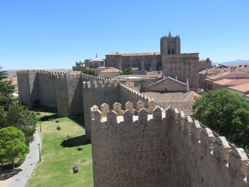 Ávila de los Caballeros, Spanien, Blick auf die Kathedrale