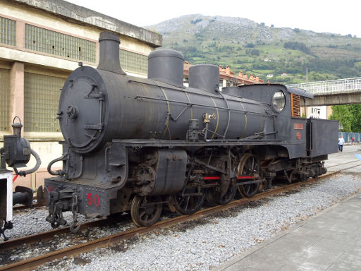 Eisenbahn Museum, Azpeitia, Spanien, Dampflokomotive Krauss FV-50 Baujahr 1920