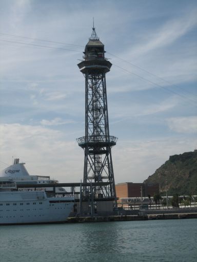 Barcelona, Spanien, Transbordador Aeri, Seilbahn