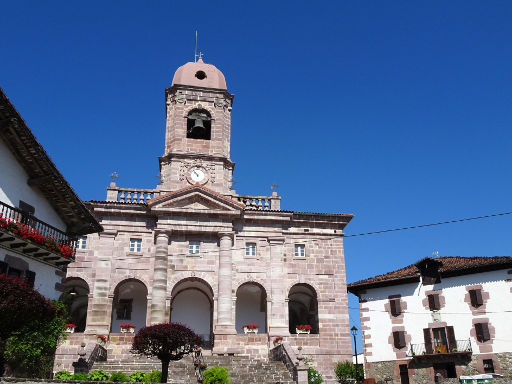 Baztán Tal, Navarra, Spanien, Kirche San Lorenzo eliza in Ziga