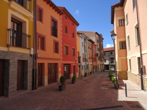 Belorado, Spanien, Gasse in der Nähe Plaza Mayor