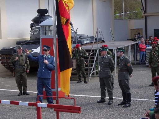 Belorado, Spanien, Expohistórica 2019 Kalter Krieg am Checkpoint Charlie, Erklärungen zur Grenze