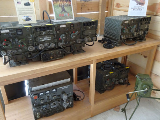 Museo de Radiocomunicación Incencio Bocanegra, Belorado, Spanien, US Funkgeräte