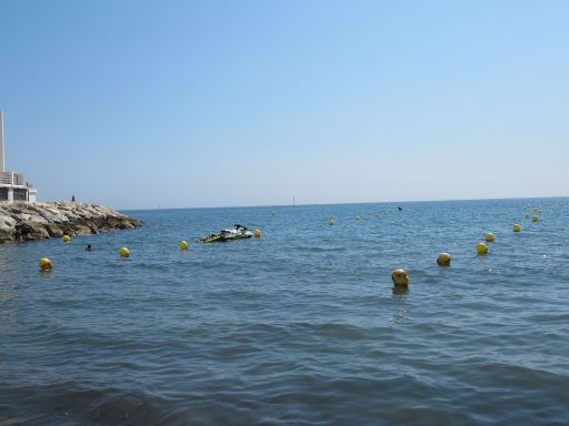 IV Travesía a nado de Benalmádena 2021, Benalmádena, Spanien, Wasserqualität am Ufer