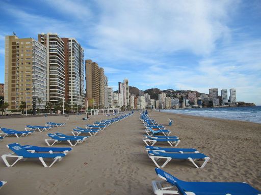 Benidorm, Spanien, Strand Playa de Levante