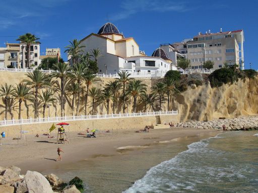 Benidorm, Spanien, Strand Playa de Mal Pas