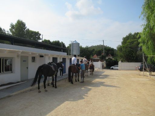 Centro Hípico Sierra Helada, El Albir, Spanien, Vorbereitungen Ausritt