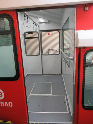 Standseilbahn, Artxanda, Bilbao, Spanien, Fahrgastkabine