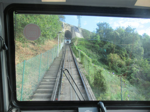 Standseilbahn, Artxanda, Bilbao, Spanien, Fahrstrecke