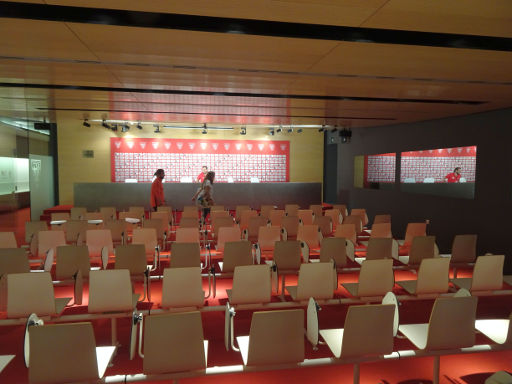 Athletic Club Museum und Stadion Führung, Bilbao, Spanien, Pressekonferenzraum