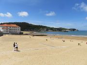 Bilbao Küste, Spanien, riesiger Sandstrand von Gorliz