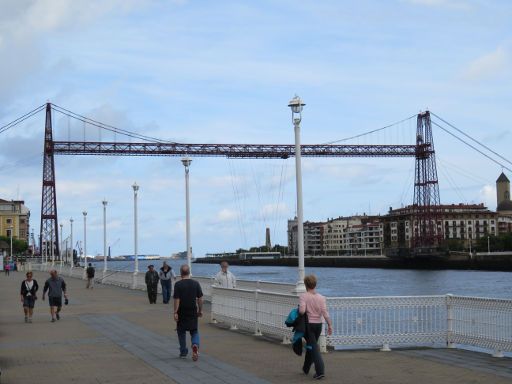 Puente Vizcaya, Portugalete, Spanien, Ansicht vom Ufer Portugalete