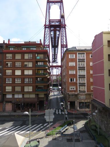 Puente Vizcaya, Portugalete, Spanien, Längsansicht von Portugalete