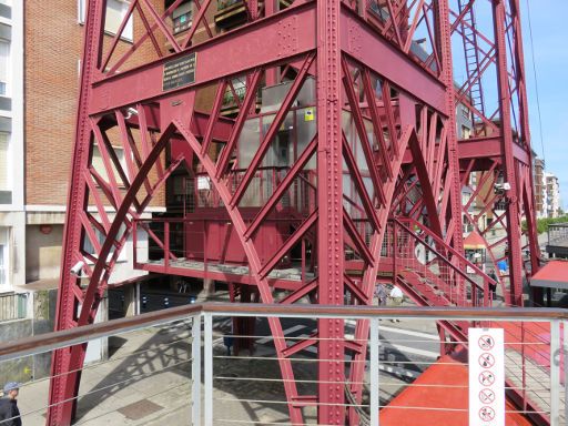 Puente Vizcaya, Portugalete, Spanien, Fahrstuhl auf der Portugalete Seite