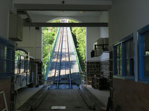 Standseilbahn, Trapagaran, Bilbao, Spanien, Haltestelle Talstation