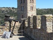 Stadtmauer und Ausstellung Waffen Mittelalter, Buitrago del Lozoya, Spanien