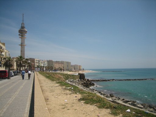 Cádiz, Spanien, Promenade