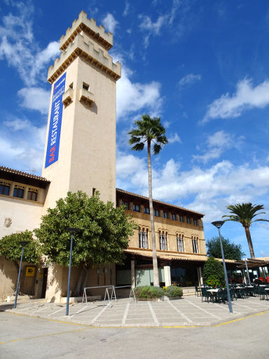 Campanet, Spanien, Menestralia Restaurant und Glasbläserei, Eingang zum Restaurant