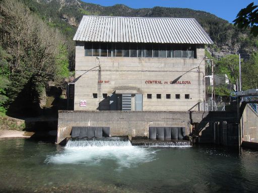 Canfranc-Estación, Spanien, Generatorhaus Stromerzeugung