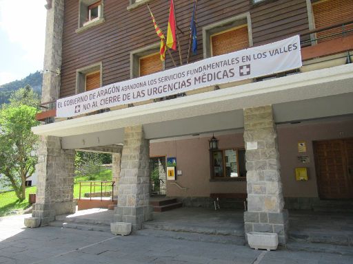 Canfranc-Estación, Spanien, Tourismusinformation am Plaza del Ayuntamiento 1