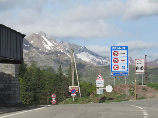 Somport Pass, Spanien, Verkehrsregeln Frankreich