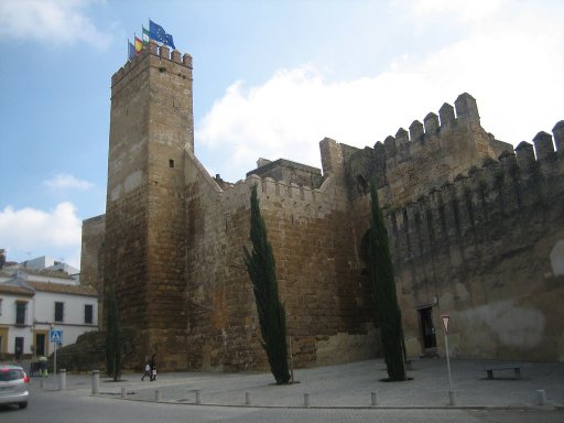 Carmona, Spanien, Alcázar de la Puerta de Sevilla, Außenansicht