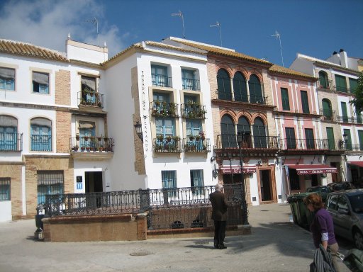 Carmona, Spanien, hübsche Häuserzeile