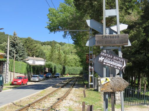 Centro Hípico Los Ciruelos, Cercedilla, Madrid, Spanien, Abfahrt zum Feldweg