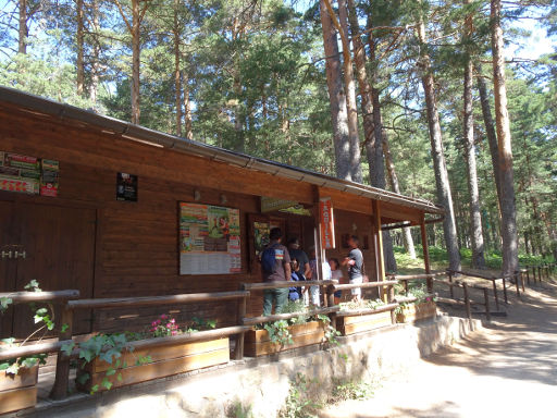 Aventura Amazonia, Cercedilla, Spanien, Kasse und Cafetería