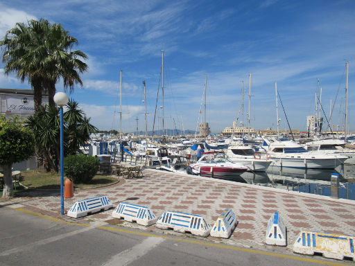 Ceuta, Spanien, Sportboot Hafen