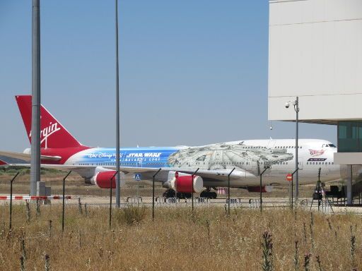 Ciudad Real, Flughafen CQM, Spanien, Virgin Atlantic Boeing 747-400