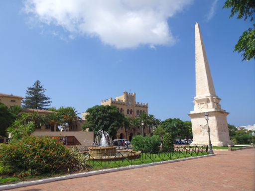 Ciutadella, Menorca, Spanien, Rathaus am Plaza des Born