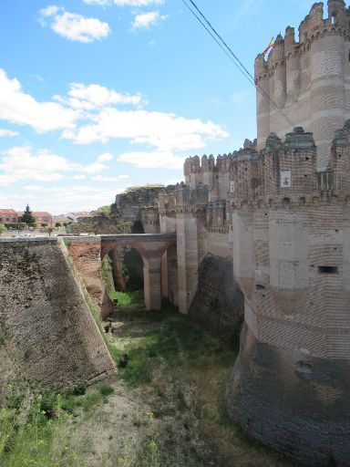 Burg, Coca, Spanien, Zugang in die Burg