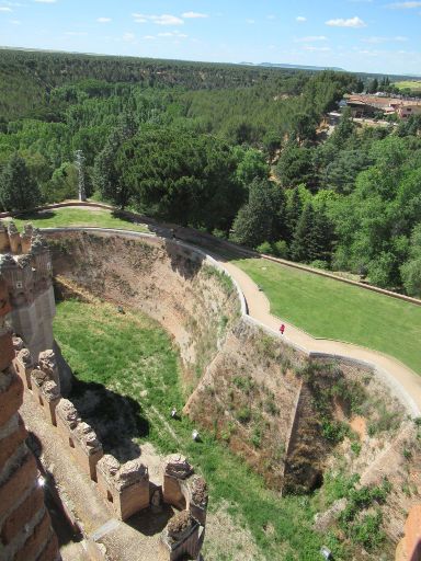 Burg, Coca, Spanien, Ausblick vom Turm