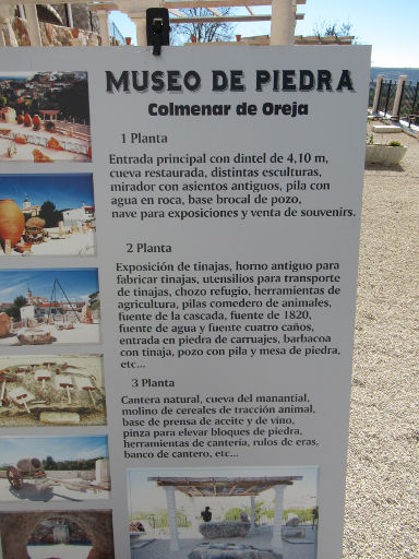 Museo de Piedra, Colmenar de Oreja, Spanien, Informationen