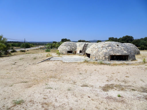 Colmenar del Arroyo, Spanien, Blockhaus 13, Bunker, Lage an der M-510 Kreuzung M-532