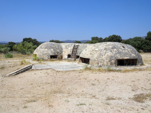 Colmenar del Arroyo, Spanien, Blockhaus 13, Bunker, Ansicht des Bunkers