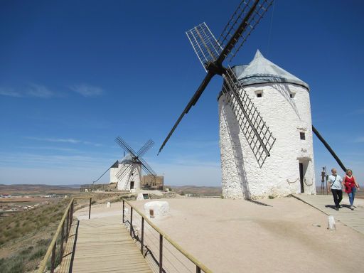 Historische Windmühlen, Consuegra, Spanien, Windmühlen Rucio, Caballero del verde Gabán