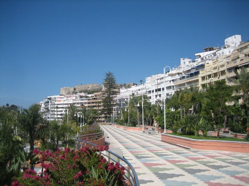 Almuñécar, Spanien, Strandpromenade